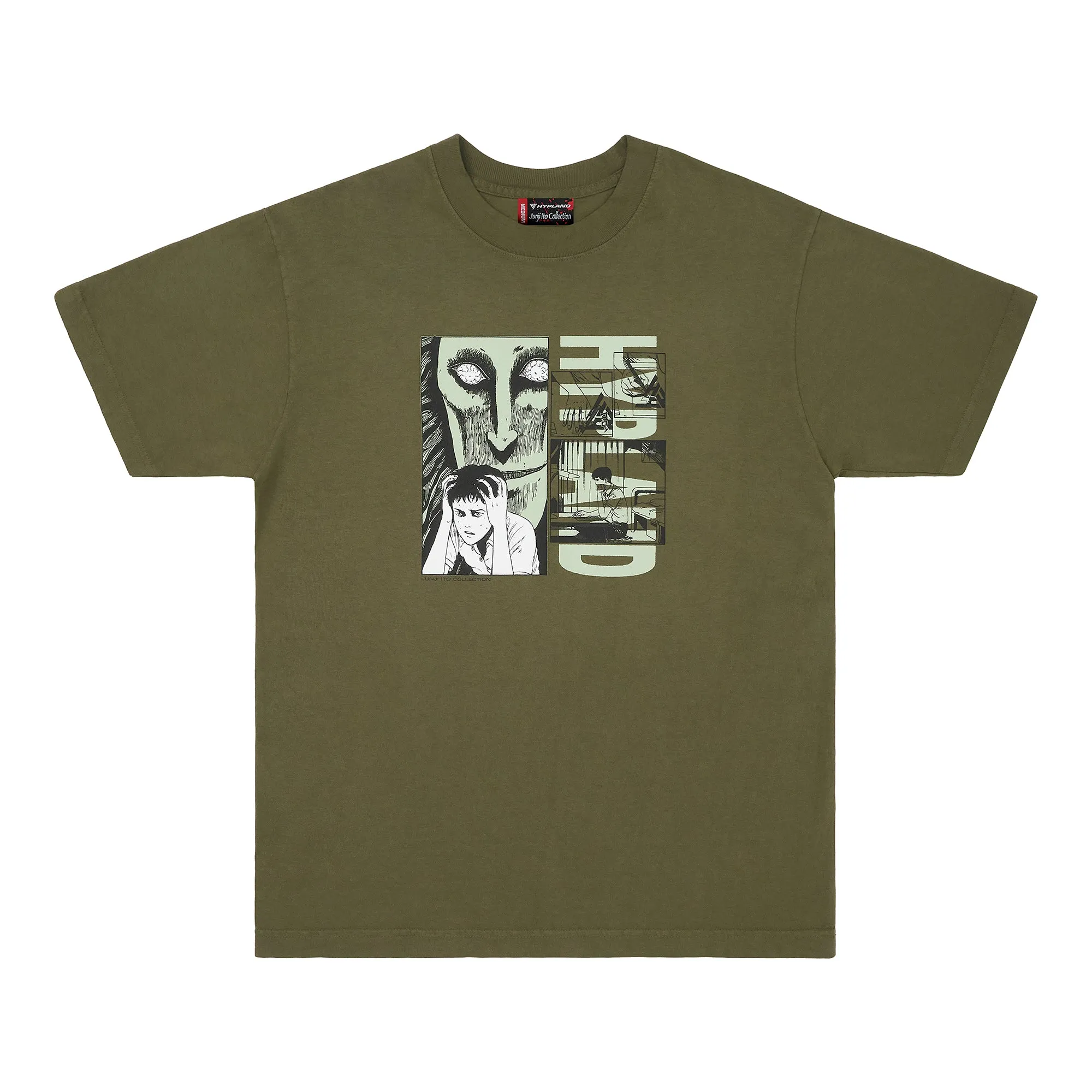 JUNJI ITO DISTRACTIONS SHIRT (ARMY) sold by hypland