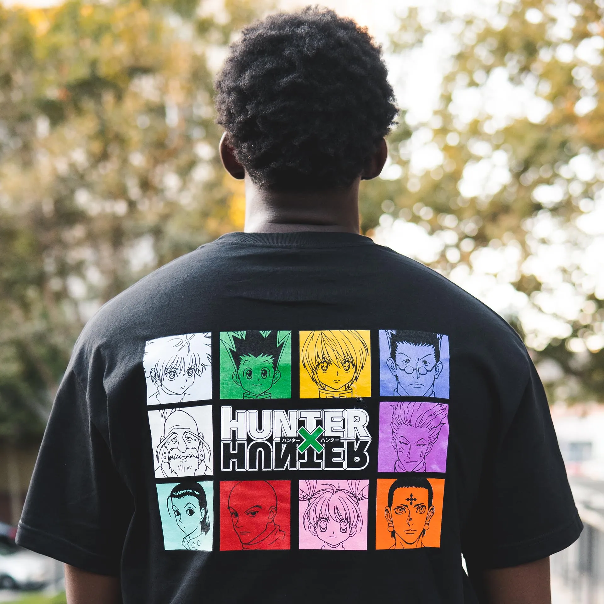 HXH COLOR CHARACTER SHIRT (BLACK) sold by hypland product image thumbnail 3