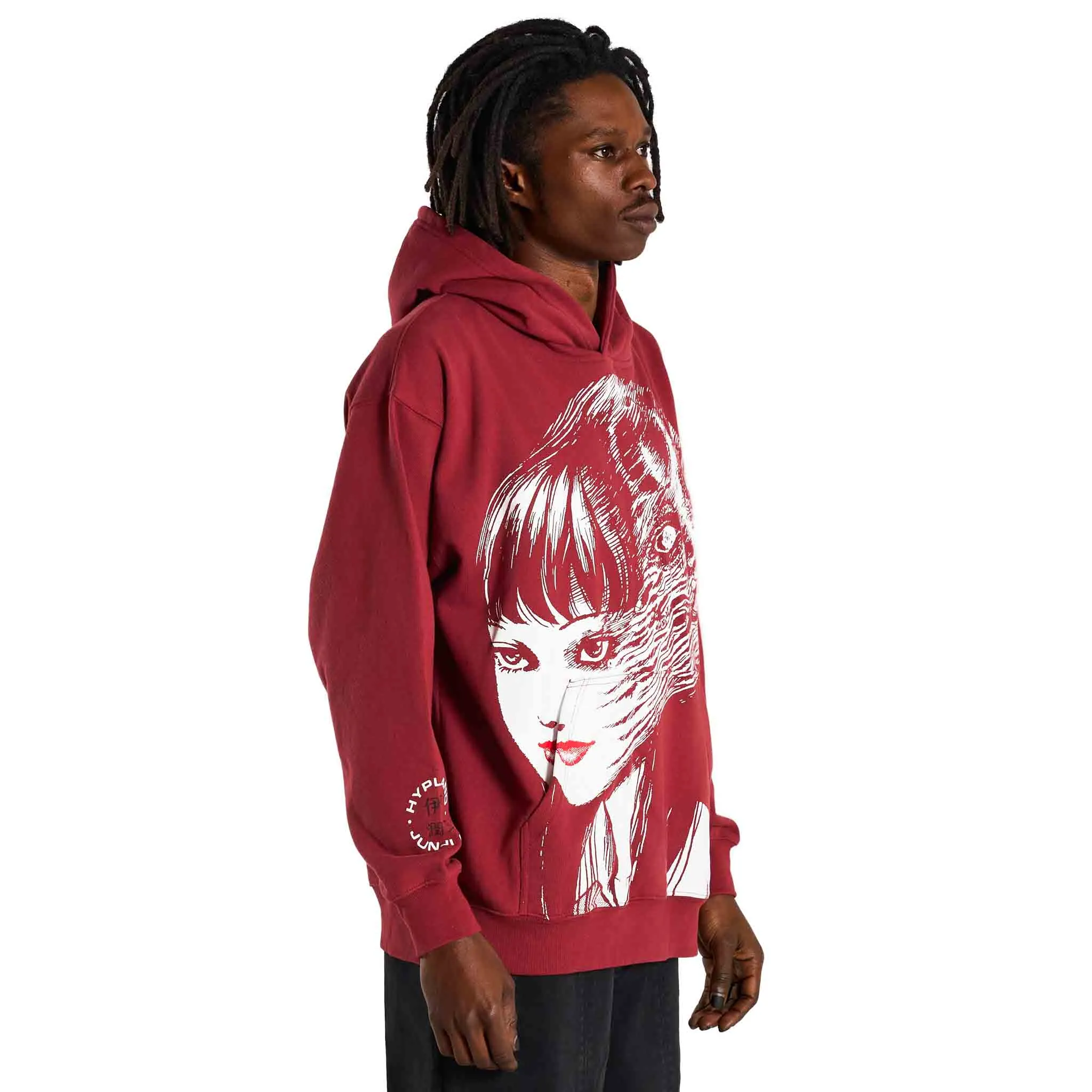 JUNJI ITO JUMBO TOMIE HOODIE (RED) sold by hypland product image thumbnail 5