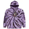 SHIPPUDEN OROCHIMARU CHENILLE HOODIE (PURPLE TIE DYE) sold by hypland