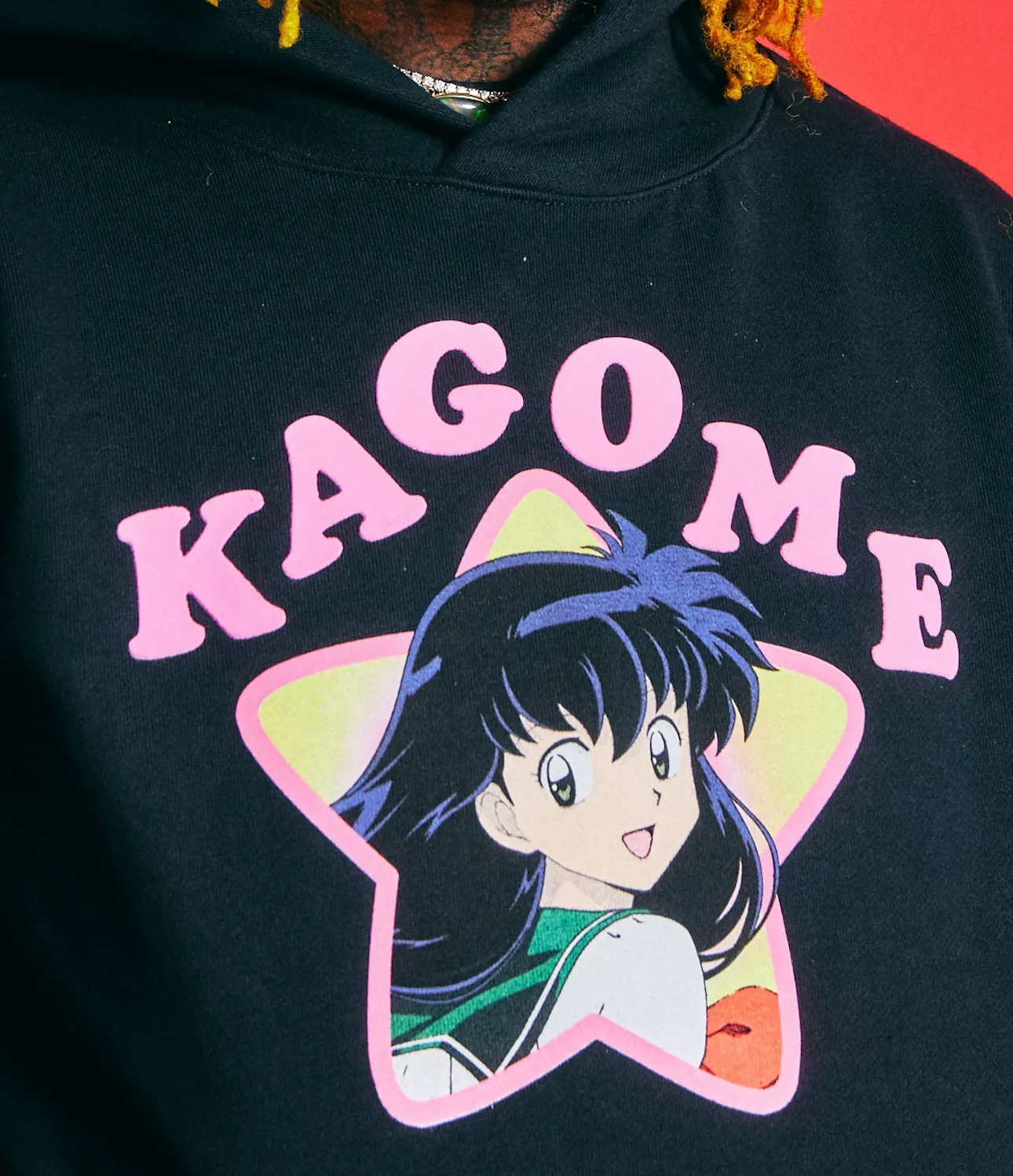 INUYASHA KAGOME FAN CLUB HOODIE (BLACK) sold by hypland product image thumbnail 2