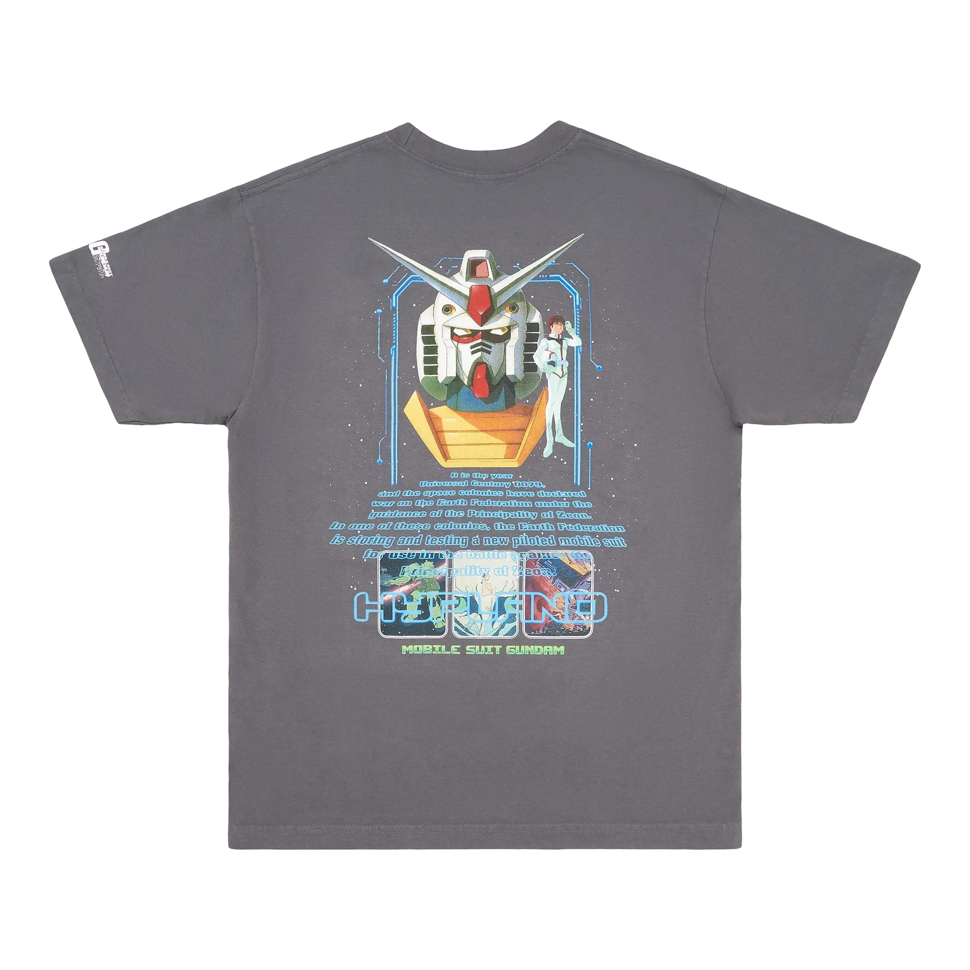 GUNDAM GALAXY SHIRT (GREY) sold by hypland