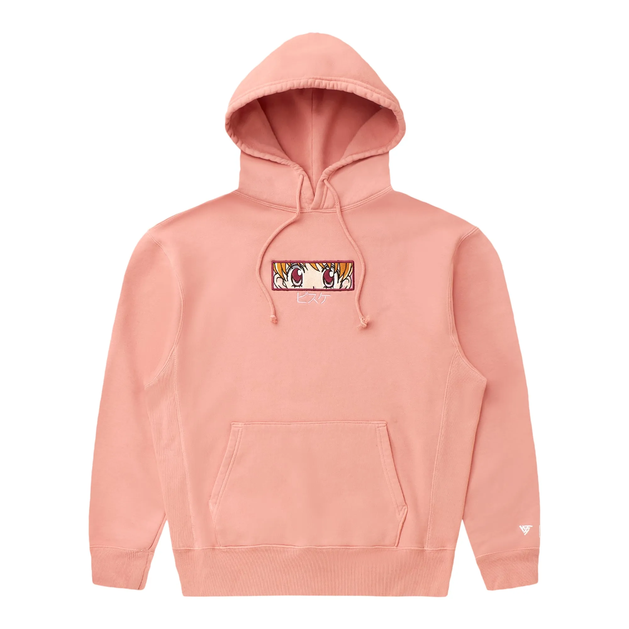 HXH BISCUIT EYES HOODIE (SALMON) sold by hypland