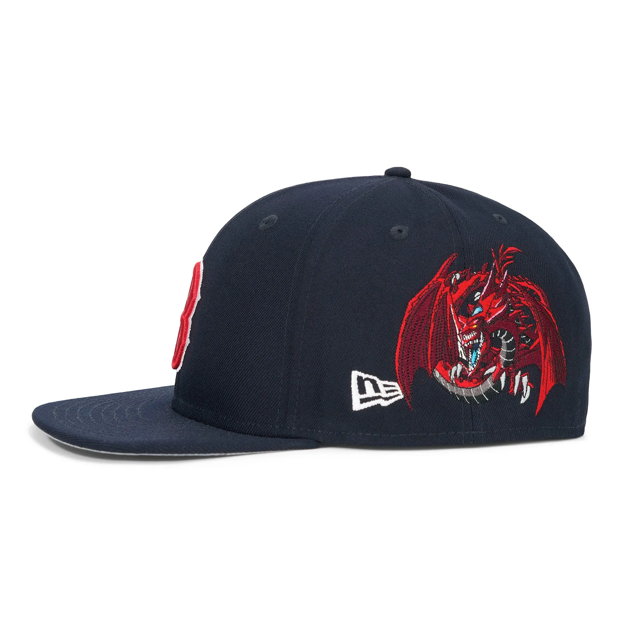 YUGIOH SLIFER BOSTON FITTED HAT (NAVY) *PRE ORDER* sold by hypland