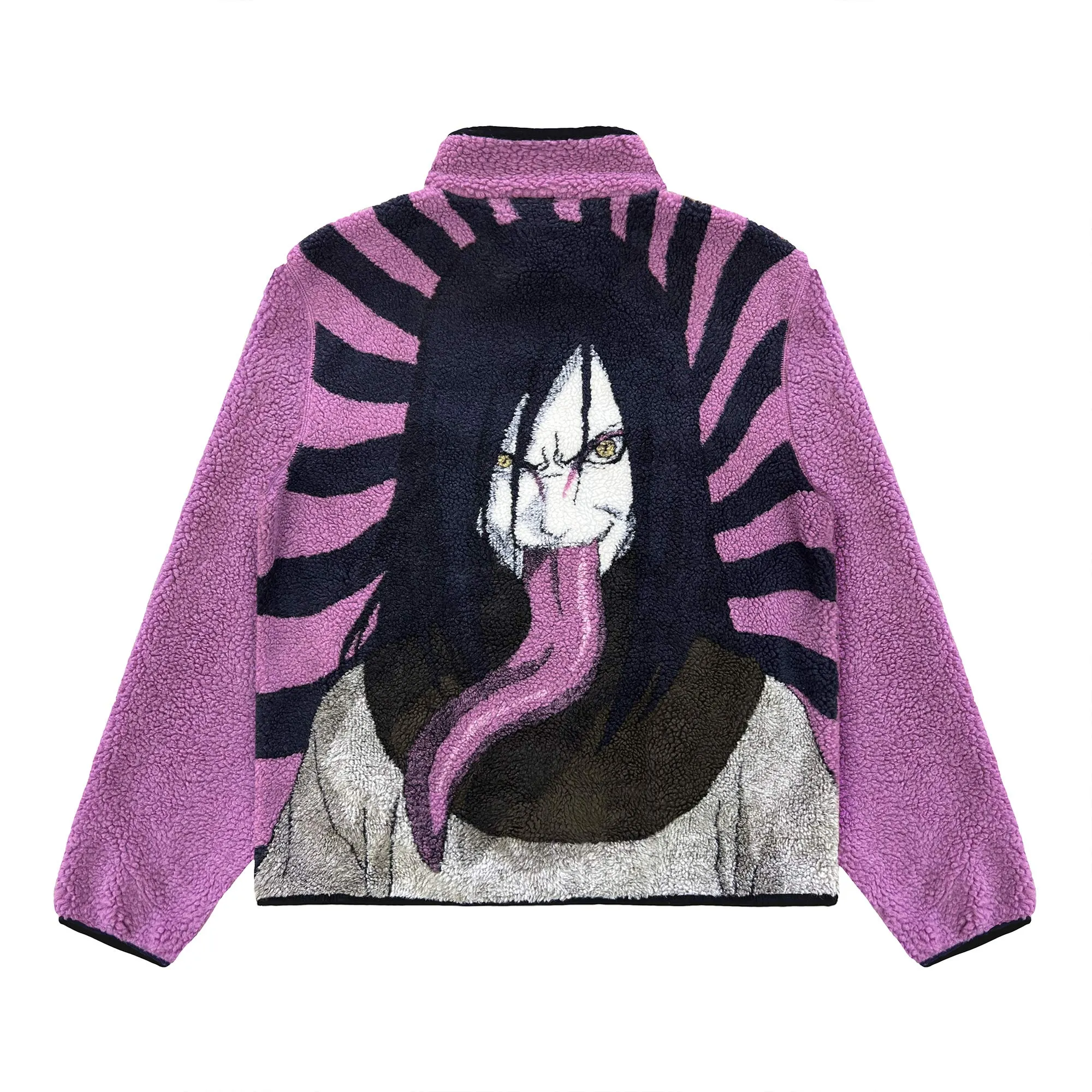 SHIPPUDEN OROCHIMARU SHERPA JACKET (PURPLE) sold by hypland