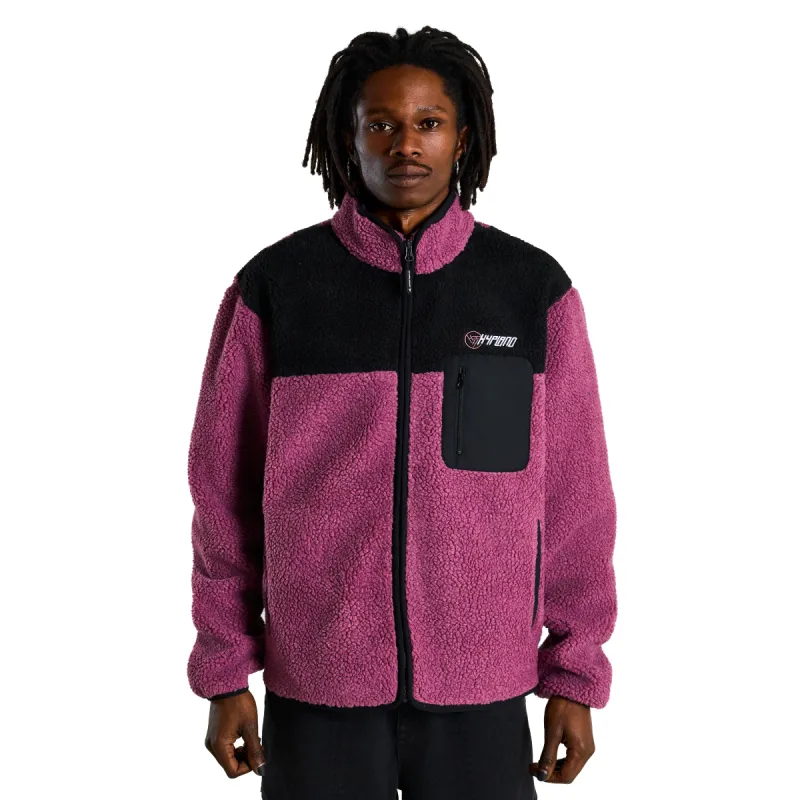 SHIPPUDEN OROCHIMARU SHERPA JACKET (PURPLE) | Parallel