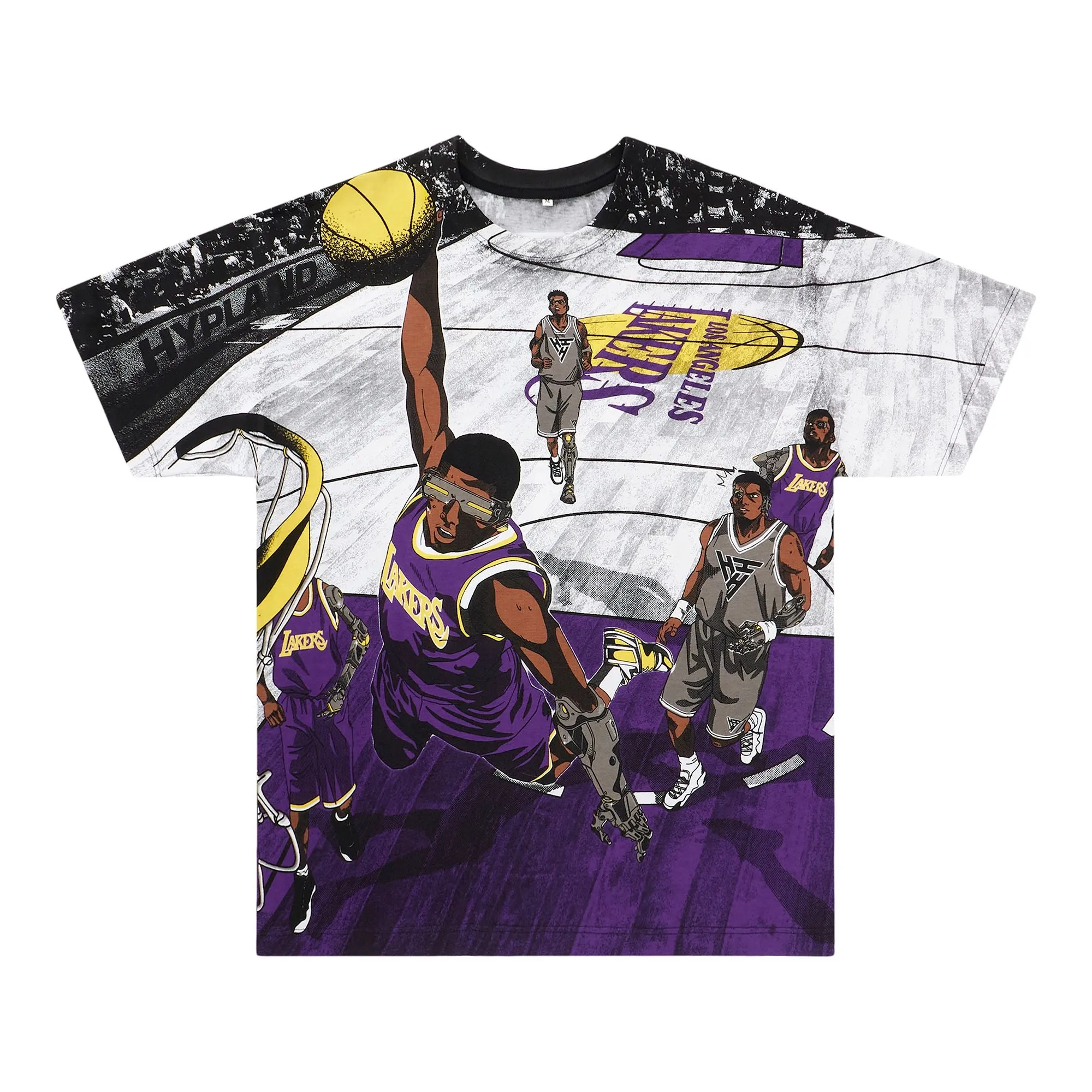 NBA LOS ANGELES LAKERS SLAM TSHIRT (WHITE) sold by hypland