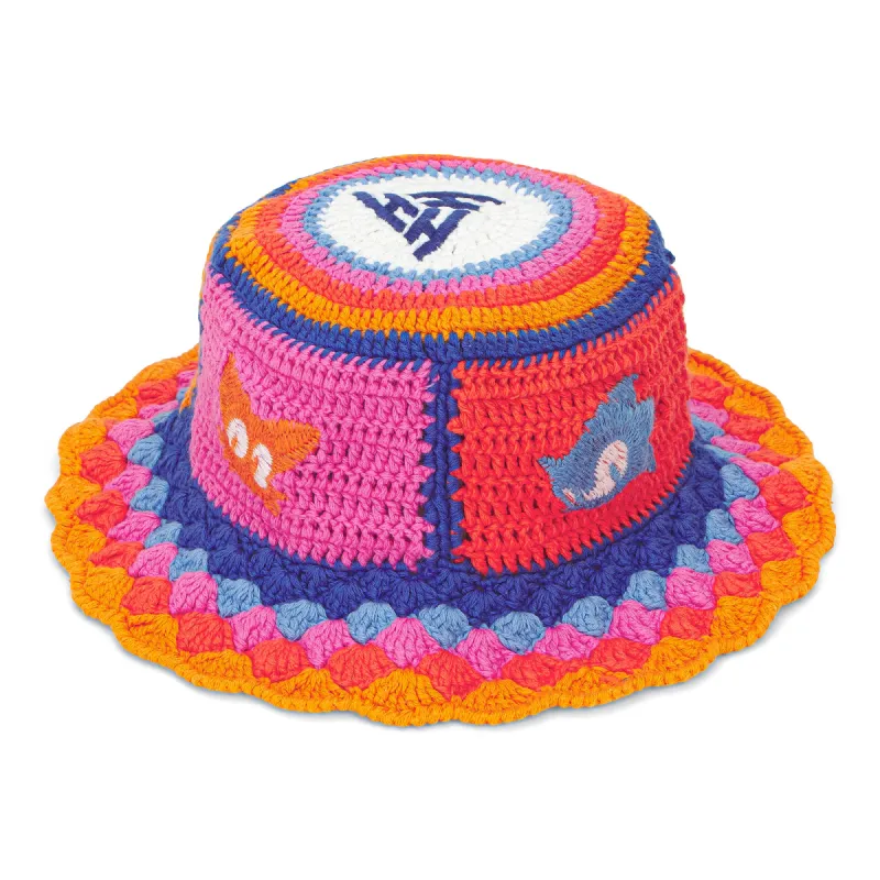 SONIC TEAM CROCHET BUCKET HAT (MULTI) sold by hypland