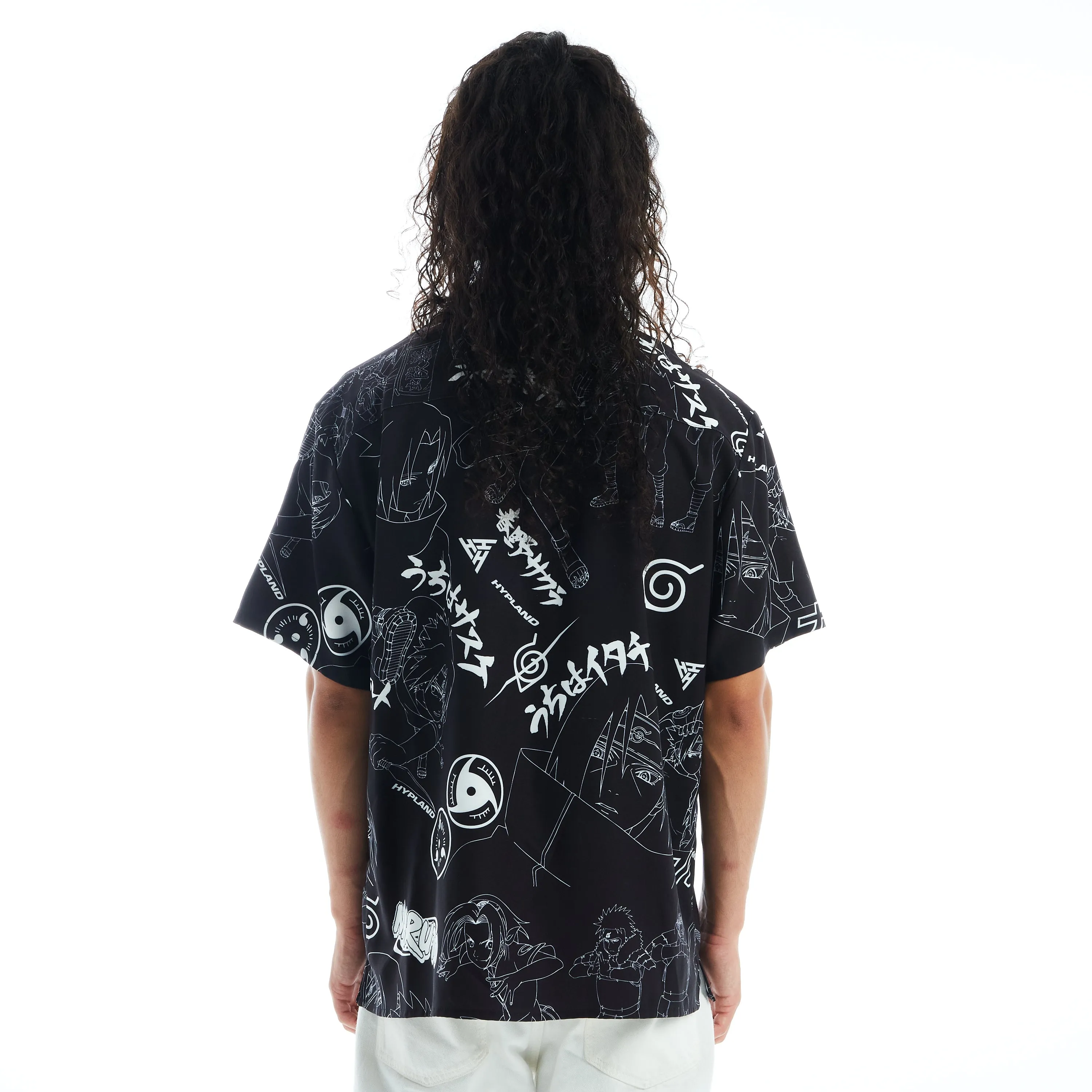 NARUTO ALL OVER PRINT BUTTON UP SHIRT (BLACK) sold by hypland product image thumbnail 5