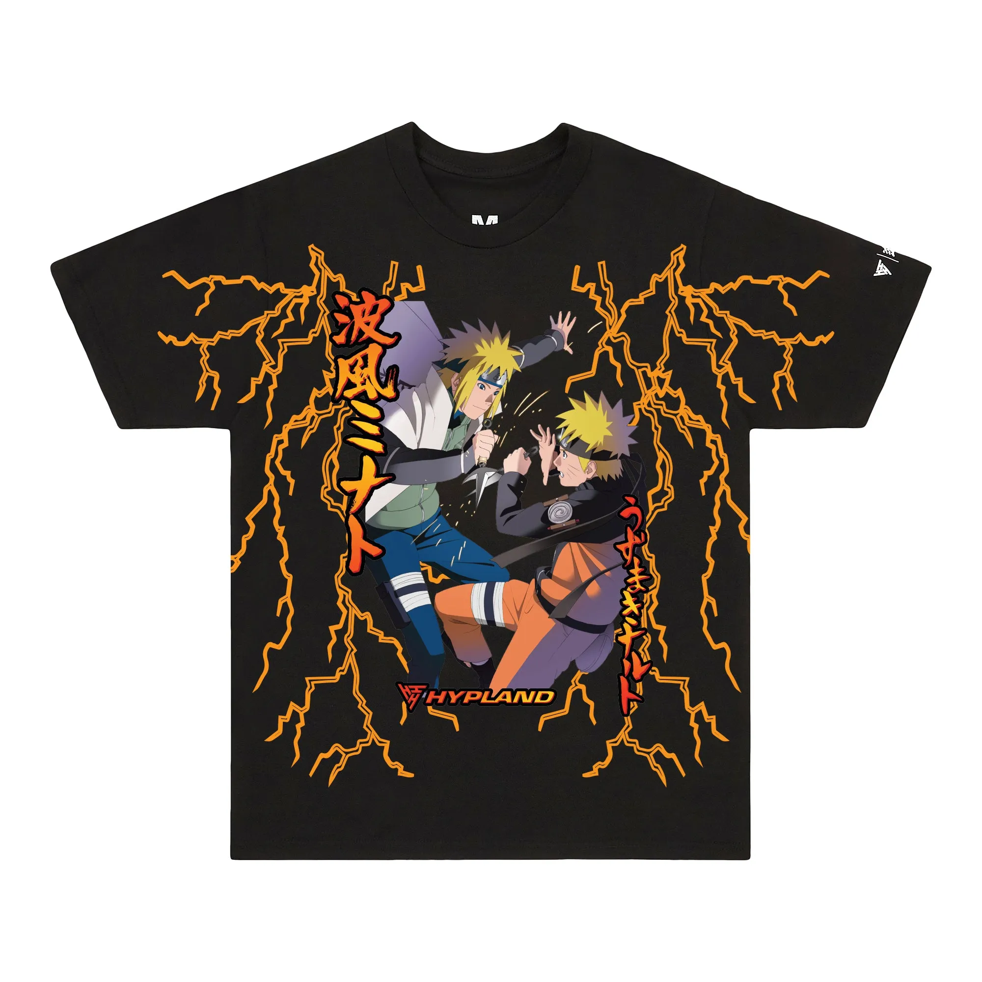 SHIPPUDEN MINATO THUNDER SHIRT (BLACK) sold by hypland