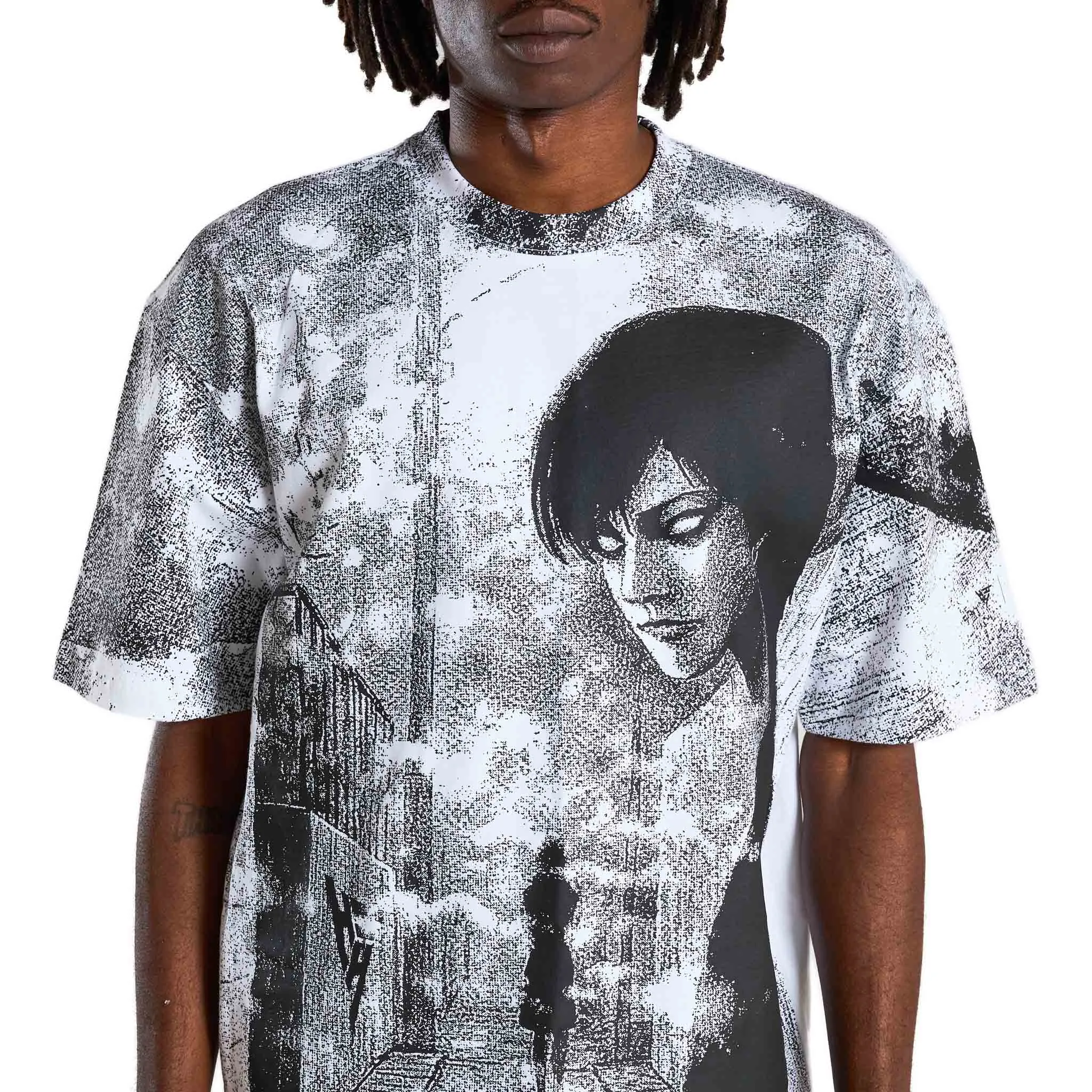 JUNJI ITO CROSS ROADS AOP SHIRT (WHITE) sold by hypland product image thumbnail 4