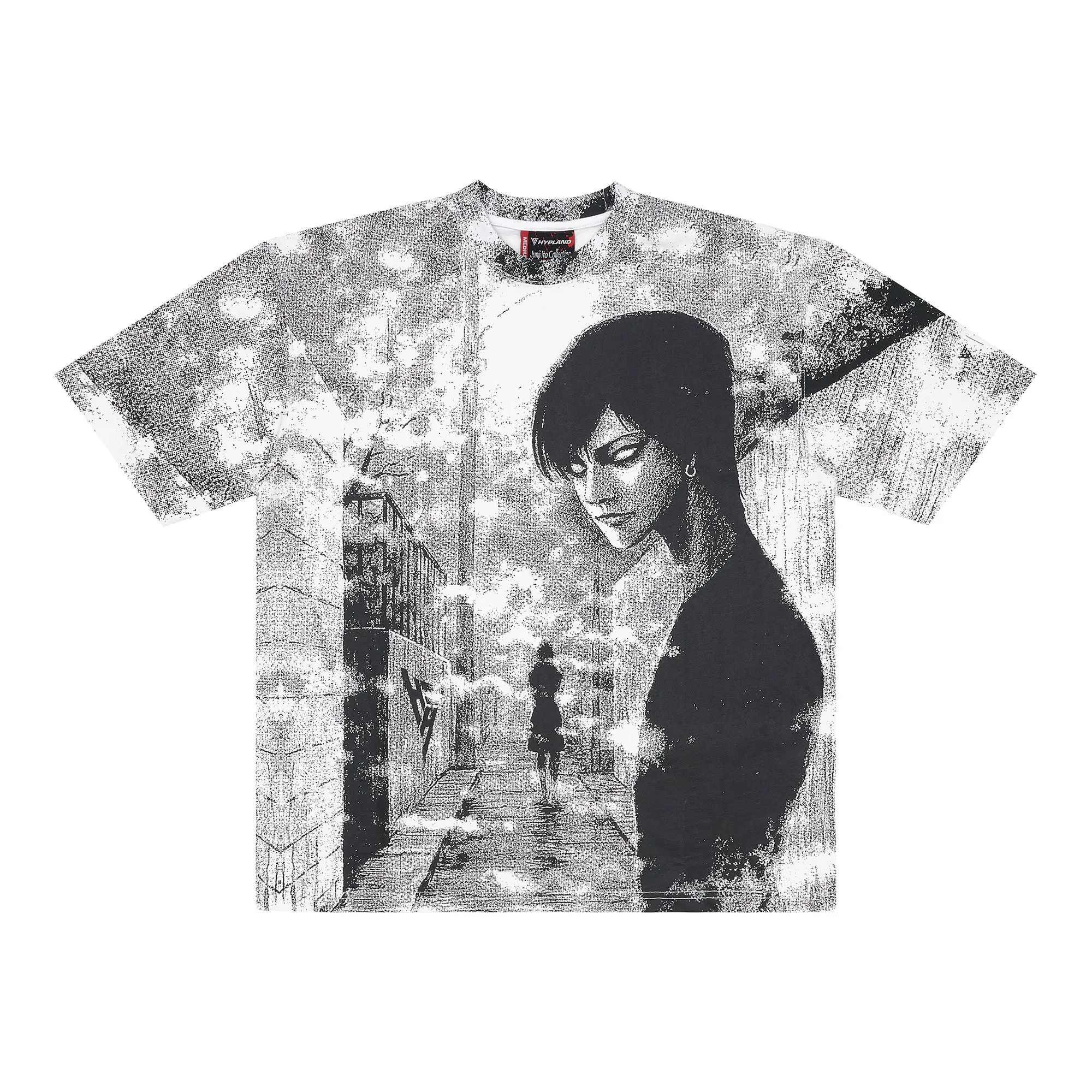 JUNJI ITO CROSS ROADS AOP SHIRT (WHITE) sold by hypland