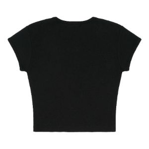 JUNJI ITO WOMENS TOMIE EYES BABY TEE (BLACK) sold by hypland