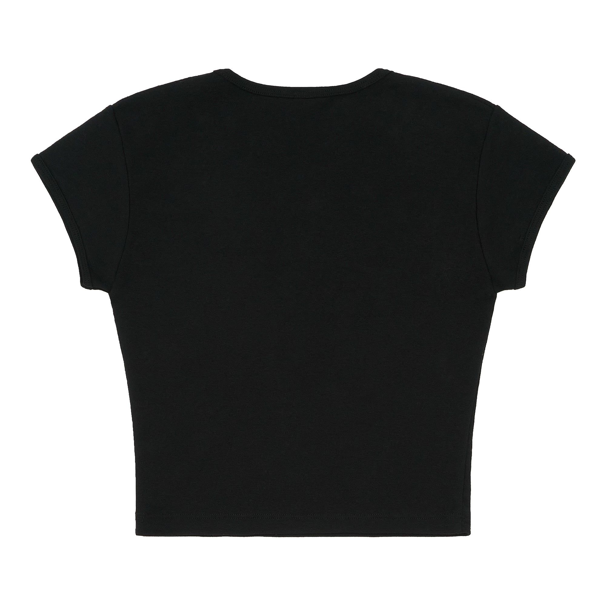 JUNJI ITO WOMENS TOMIE EYES BABY TEE (BLACK) sold by hypland product image thumbnail 2