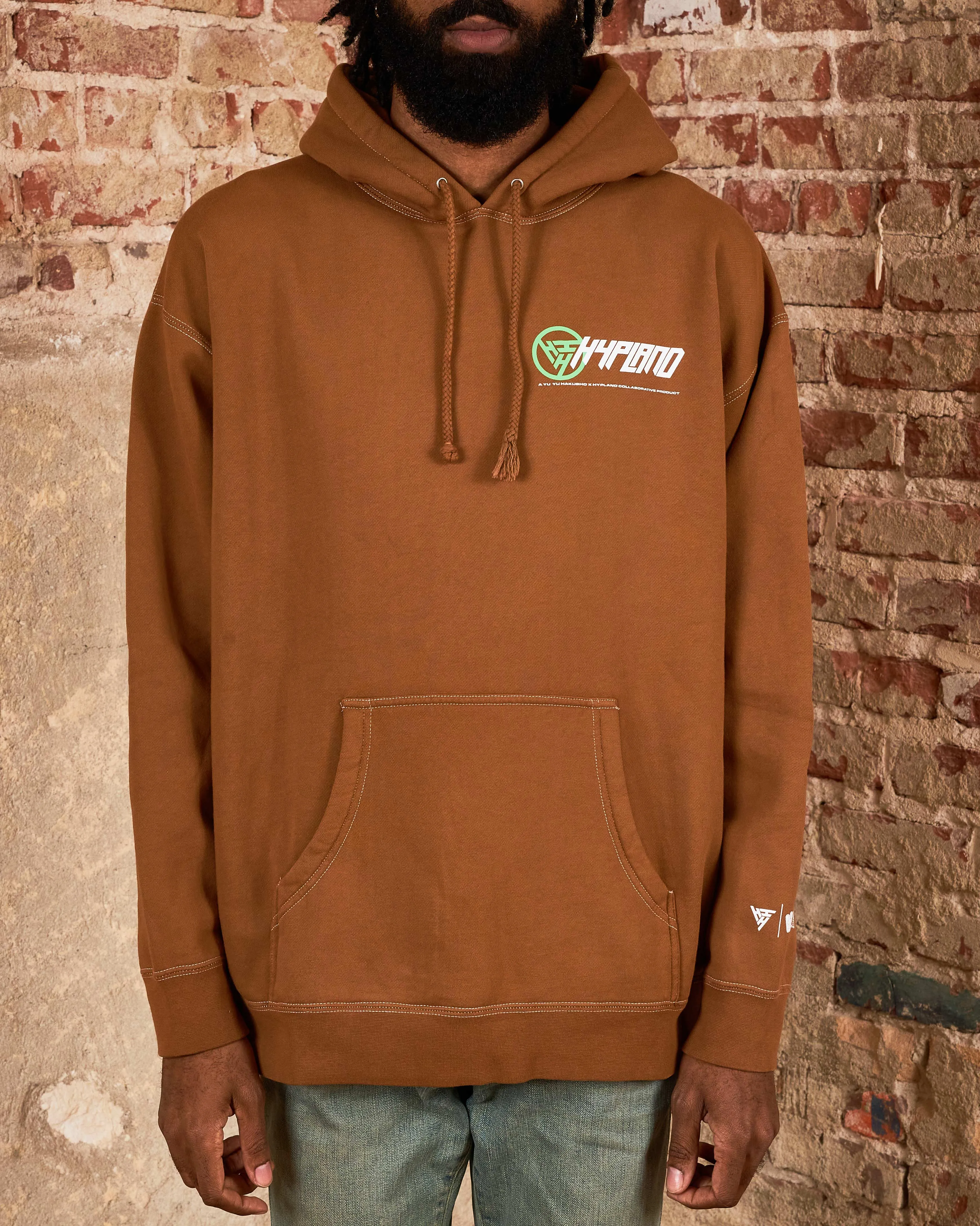 YYH TEAM TOGURO HOODIE (BROWN) sold by hypland product image thumbnail 3