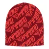 HYPLAND SKULL BEANIE (RED) sold by hypland