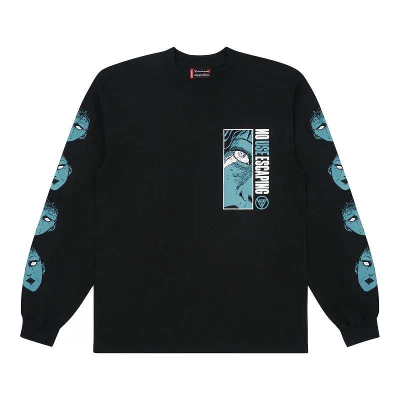 JUNJI ITO TOMIE ENDING LONGSLEEVE SHIRT (BLACK) sold by hypland