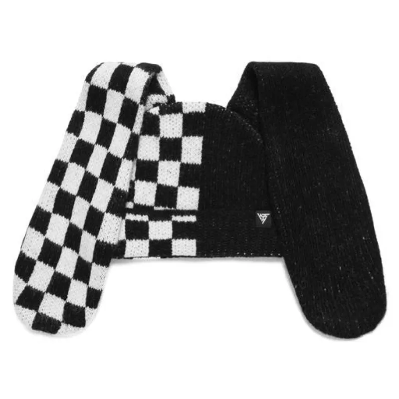 HYPLAND CHECKERED BUNNY BEANIE (BLACK/WHITE) sold by hypland