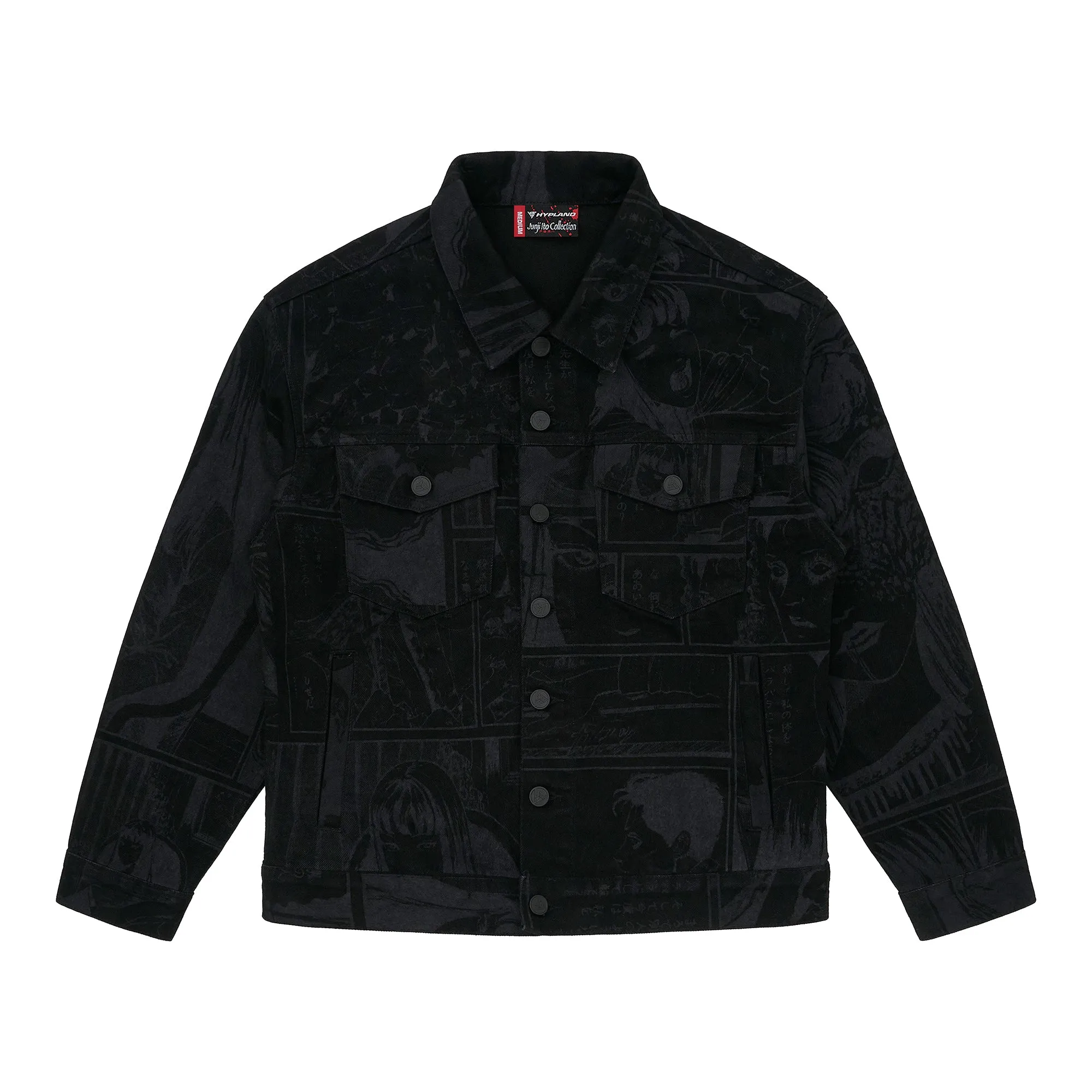 JUNJI ITO DENIM TRUCKER JACKET (BLACK) sold by hypland