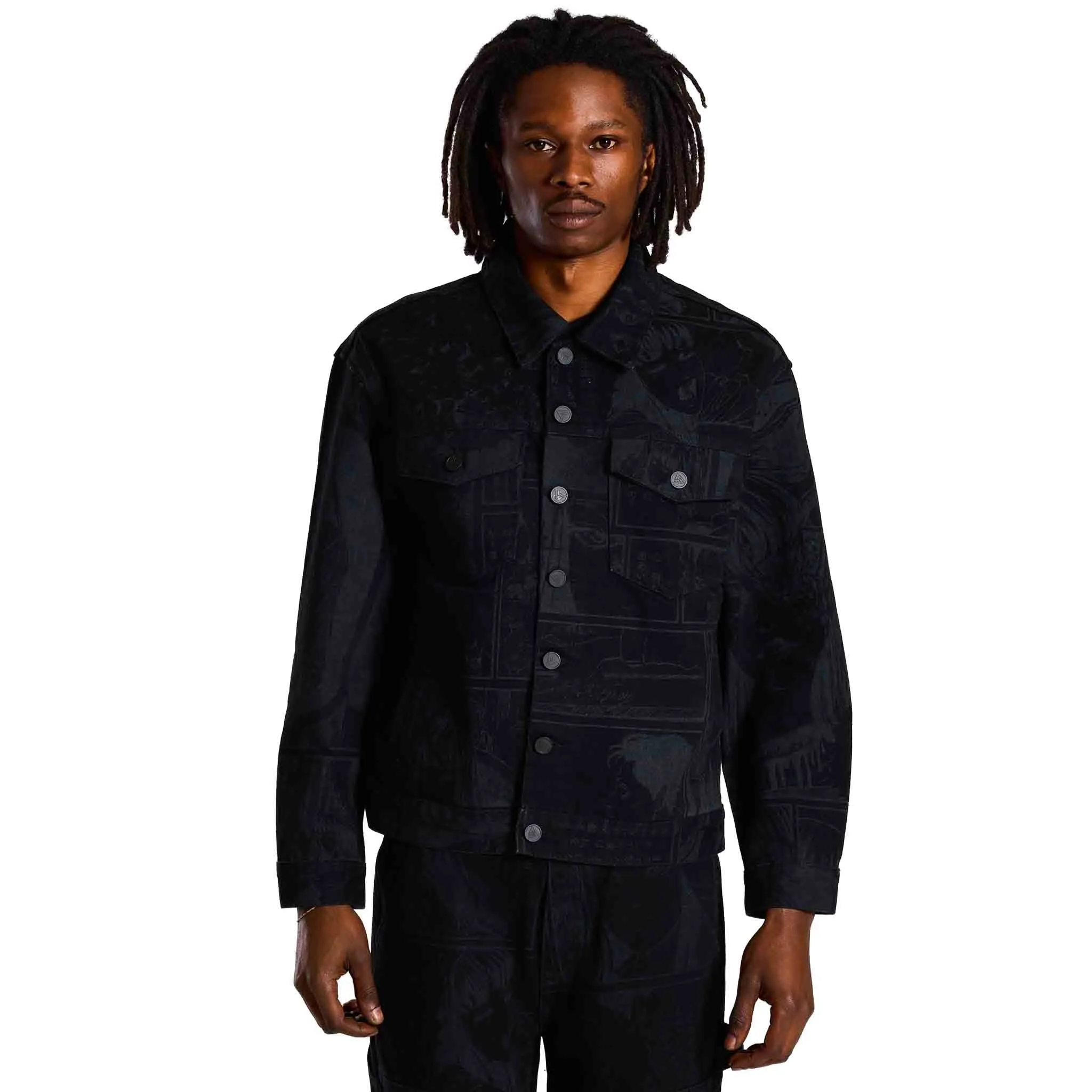 JUNJI ITO DENIM TRUCKER JACKET (BLACK) sold by hypland product image thumbnail 3
