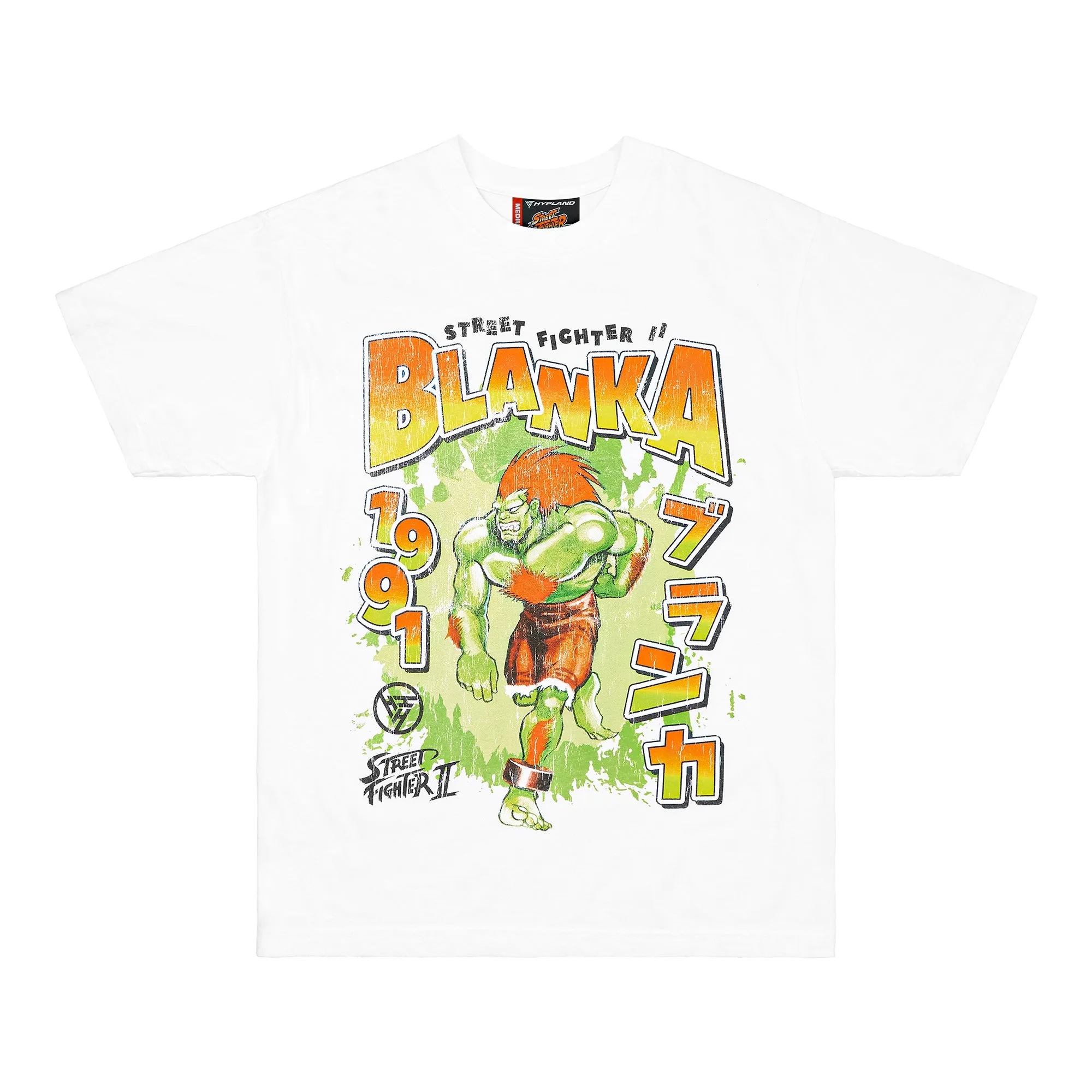 STREET FIGHTER BLANKA VINTAGE SHIRT (WHITE) sold by hypland