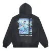 YUGIOH TOON BLUE EYES HOODIE (WASHED BLACK) sold by hypland