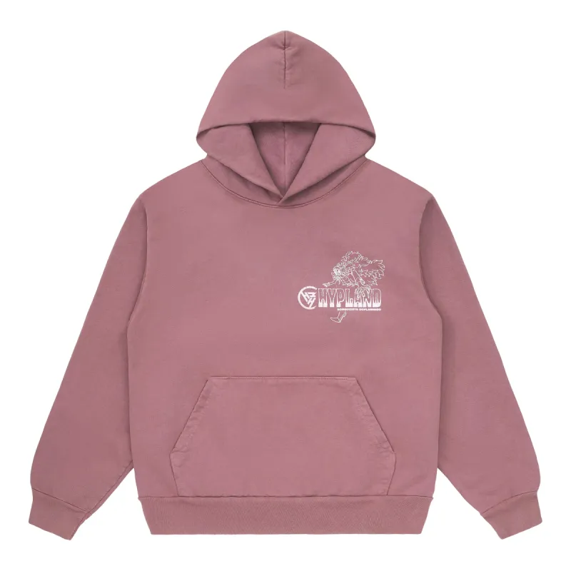 ONE PIECE FLAMINGO HOODIE (MUAVE) sold by hypland