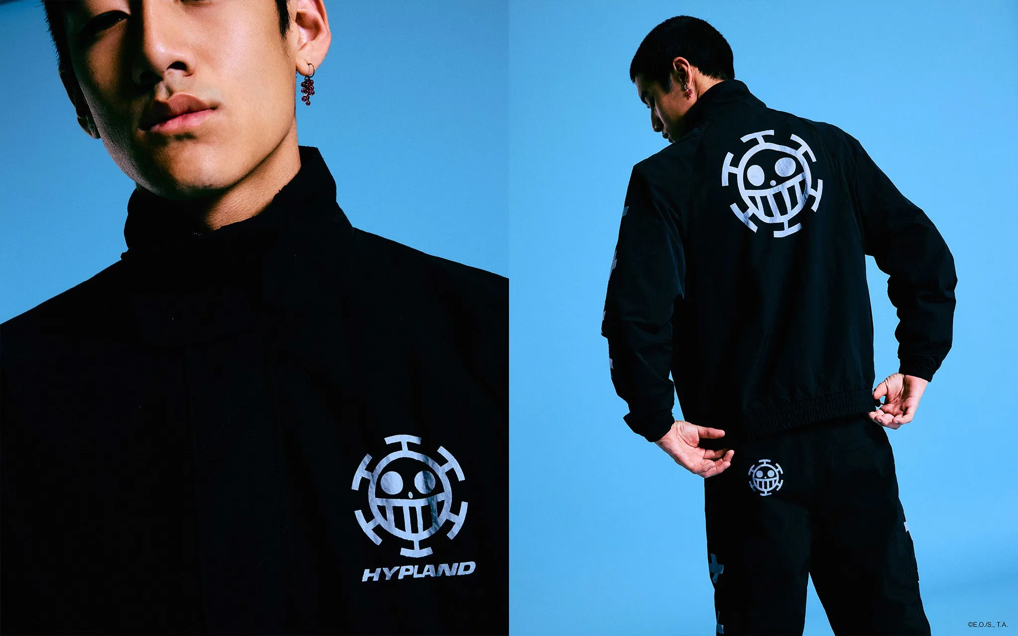 ONE PIECE TRAFALGAR LAW TRACK PANTS (BLACK) sold by hypland product image thumbnail 3