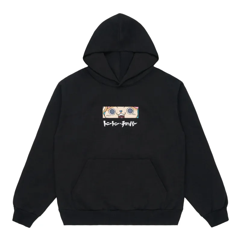 ONE PIECE CHOPPER EYES HOODIE (BLACK) sold by hypland