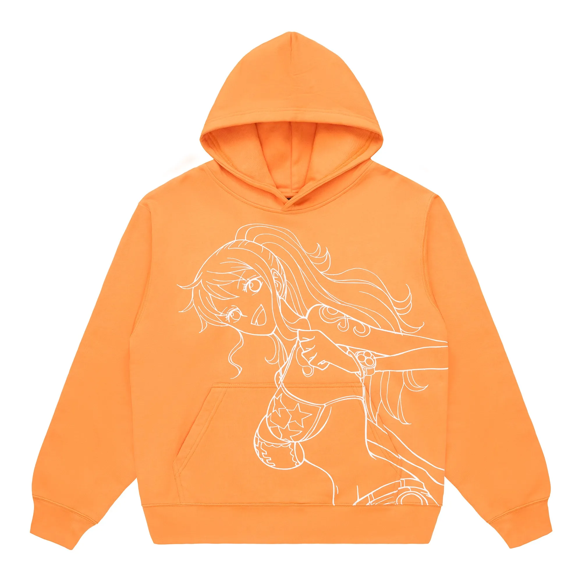ONE PIECE NAMI SINGLE LINE HOODIE (PEACH) sold by hypland