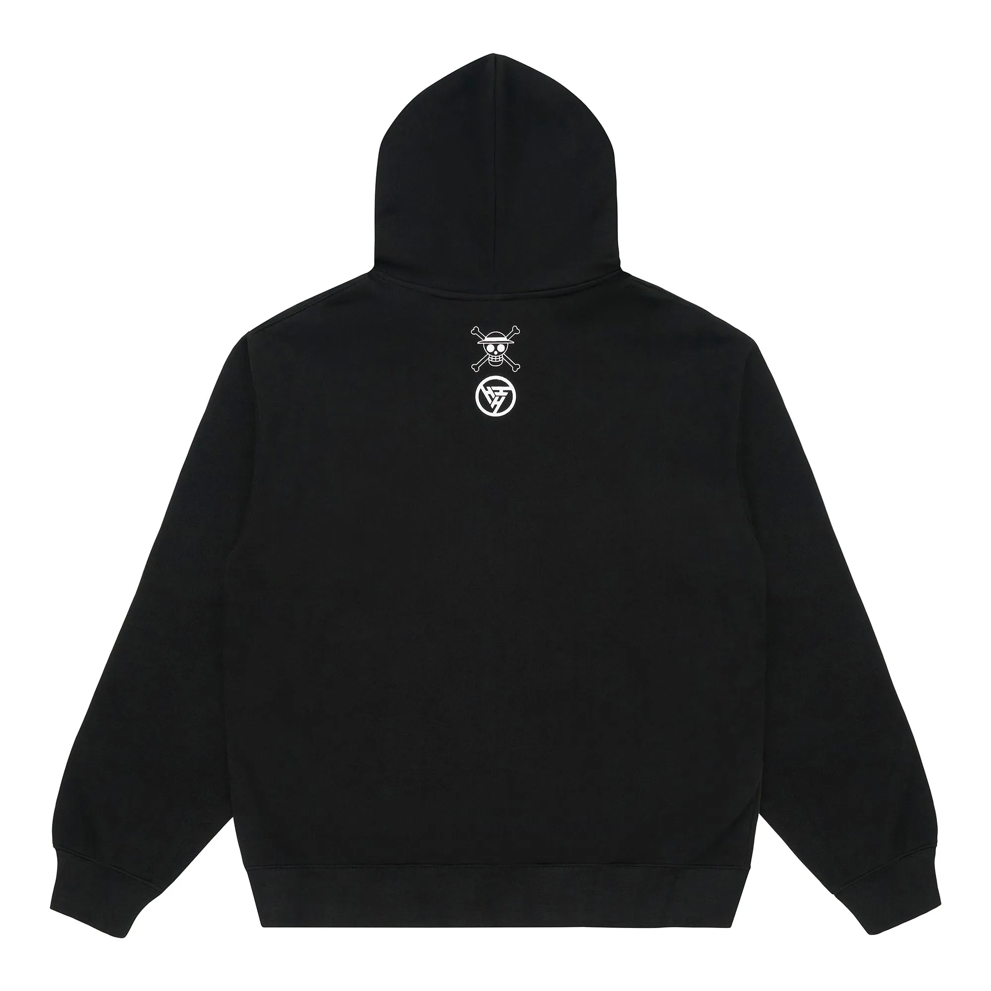 ONE PIECE LUFFY FLAG SINGLE LINE HOODIE (BLACK) sold by hypland product image thumbnail 2