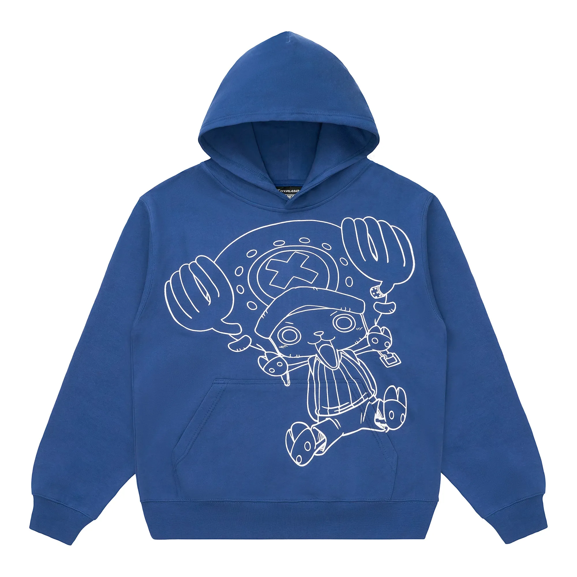 ONE PIECE CHOPPER SINGLE LINE HOODIE (BLUE) sold by hypland