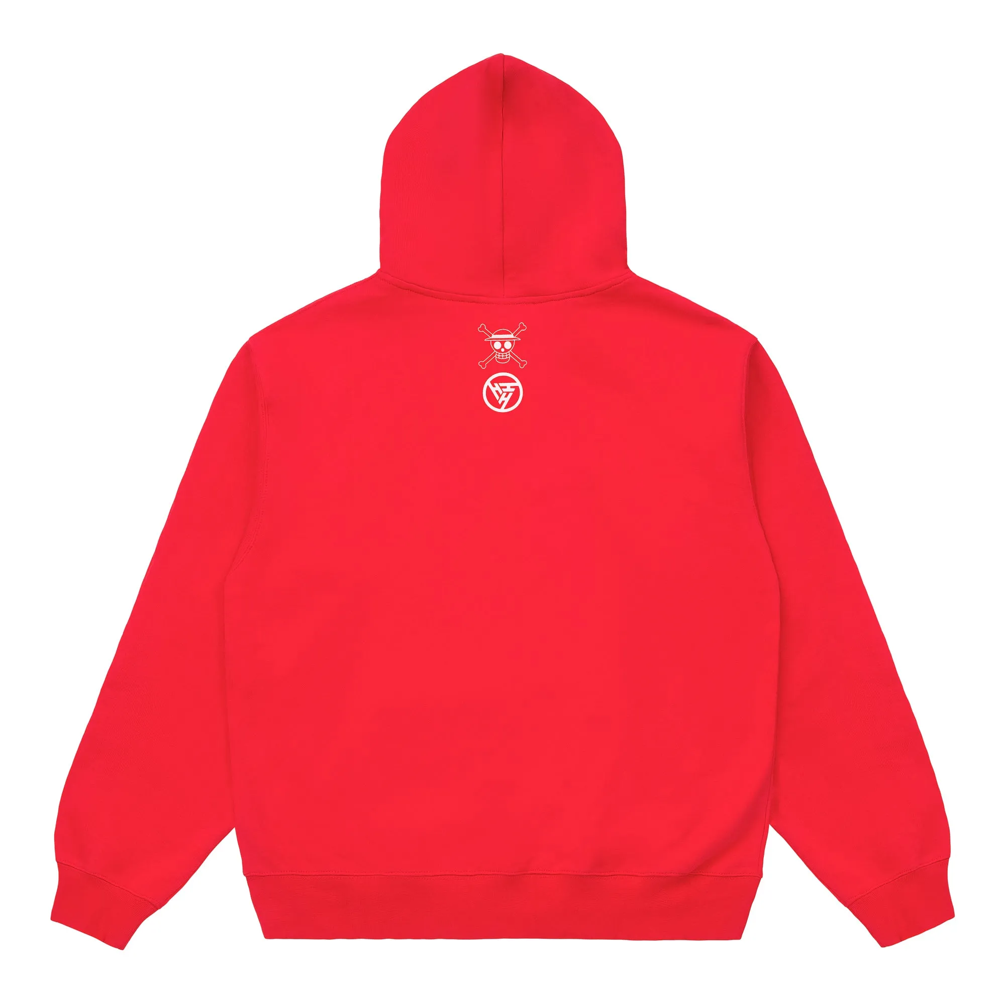 ONE PIECE LUFFY SINGLE LINE HOODIE (RED) sold by hypland product image thumbnail 2