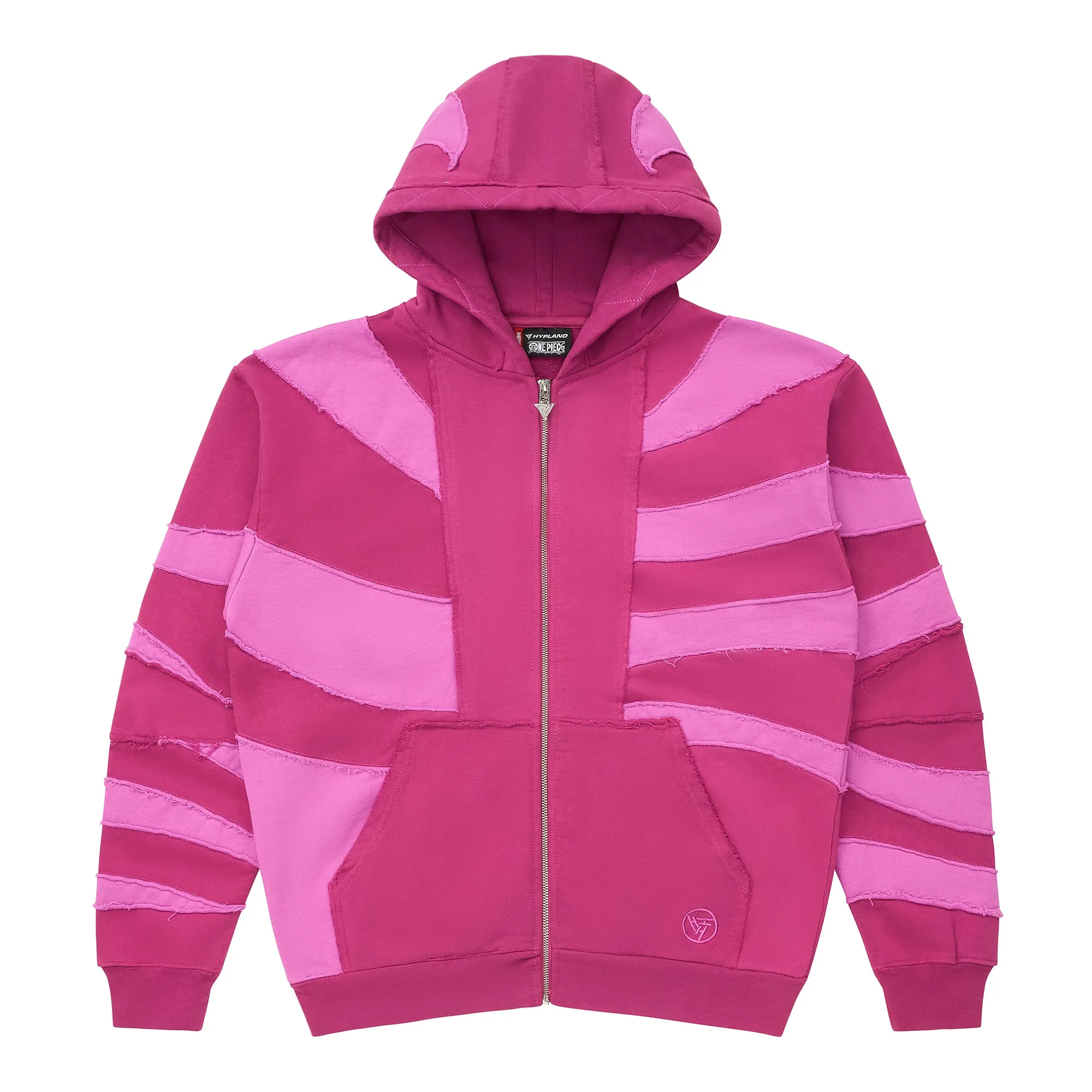 ONE PIECE DOFFY ZIP HOODIE (PINK) sold by hypland