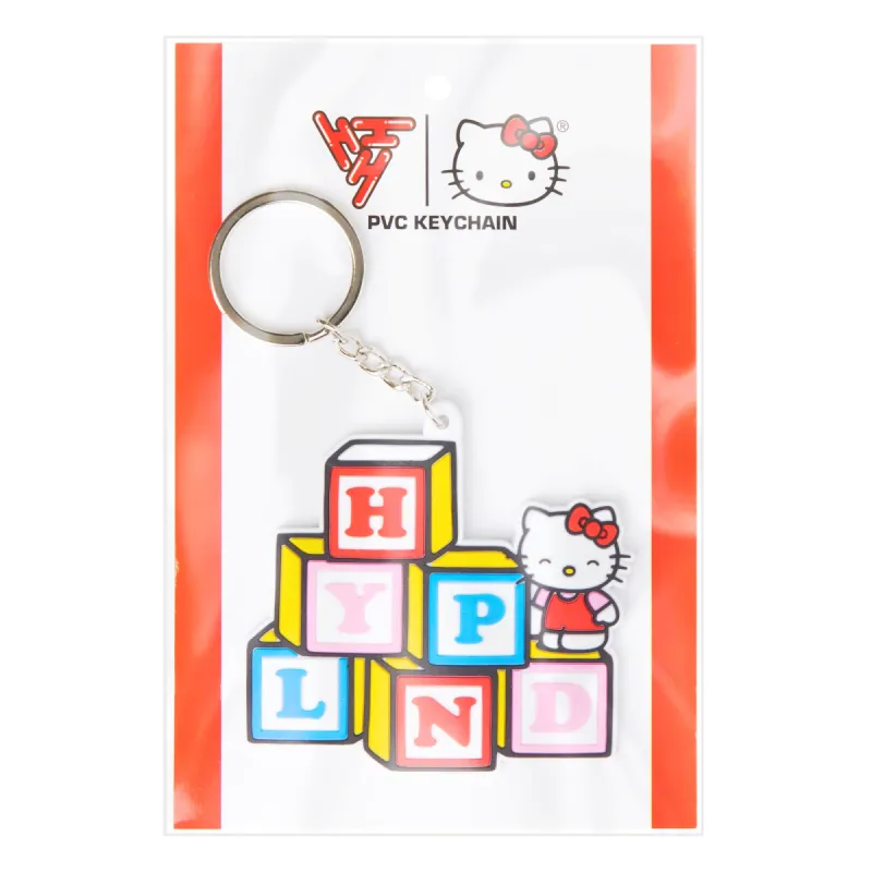 HELLO KITTY BLOCKS KEYCHAIN sold by hypland