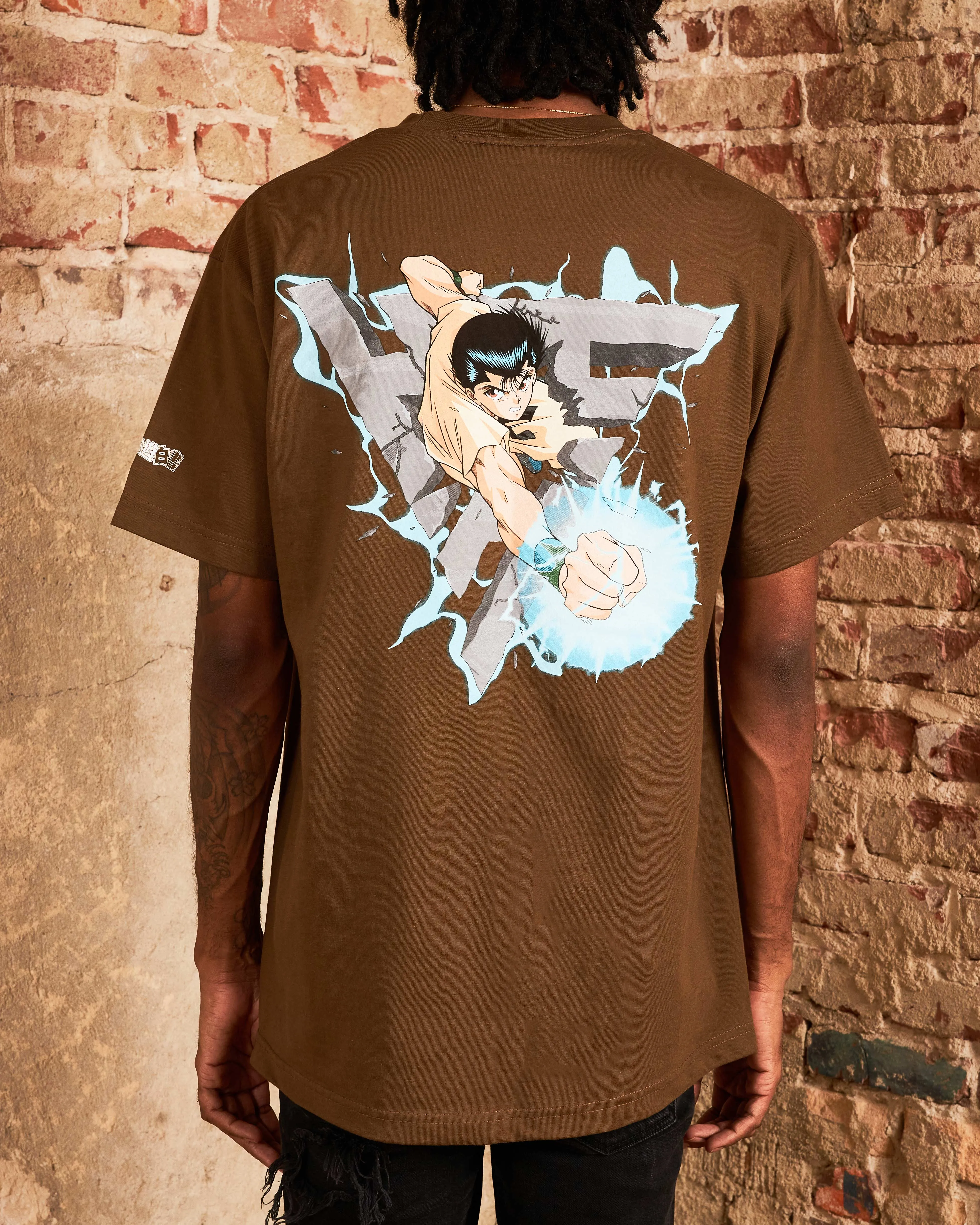 YYH YUSUKE BREAK THROUGH SHIRT (CHOCOLATE) sold by hypland product image thumbnail 4
