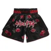 SHIPPUDEN AKATSUKI MUAY THAI SHORTS (BLACK) sold by hypland