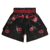SHIPPUDEN AKATSUKI MUAY THAI SHORTS (BLACK) sold by hypland