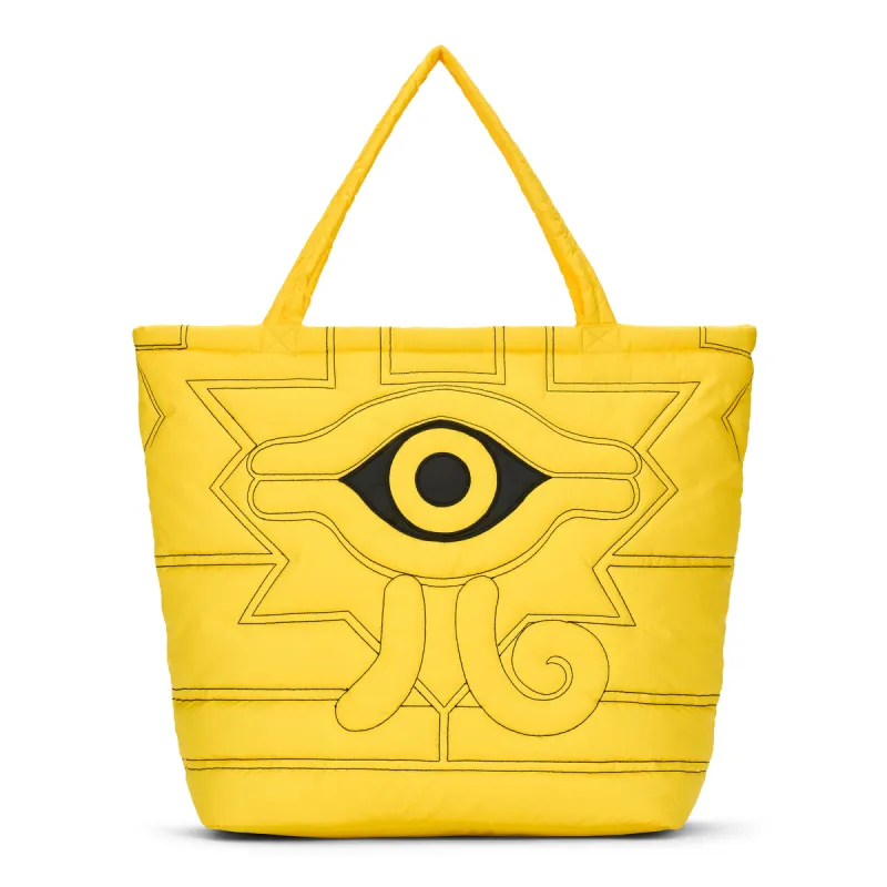 YUGIOH MILLENNIUM PUZZLE PUFFER BAG (YELLOW) sold by hypland