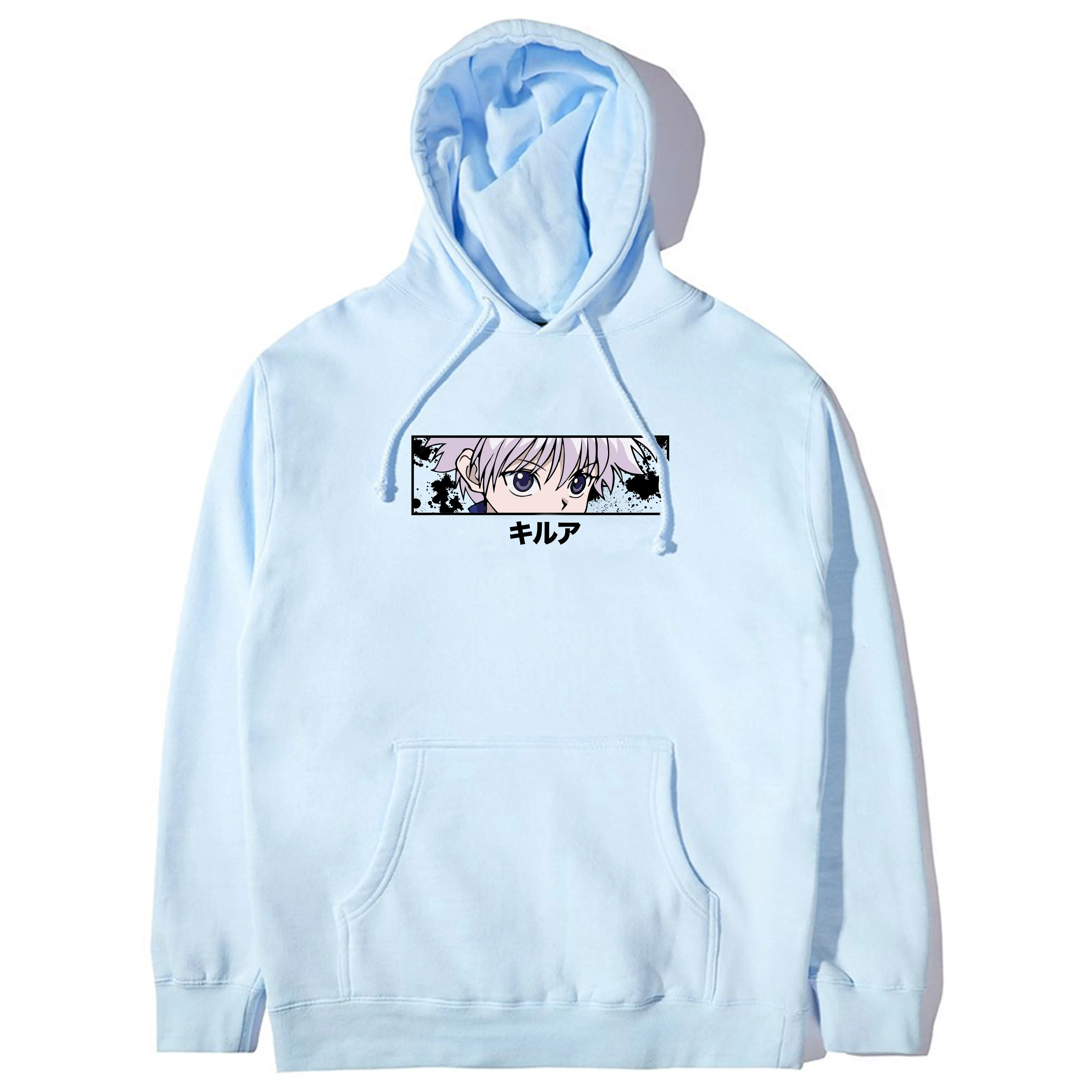 HXH KILLUA EYES HOODIE (POWDER BLUE) sold by hypland