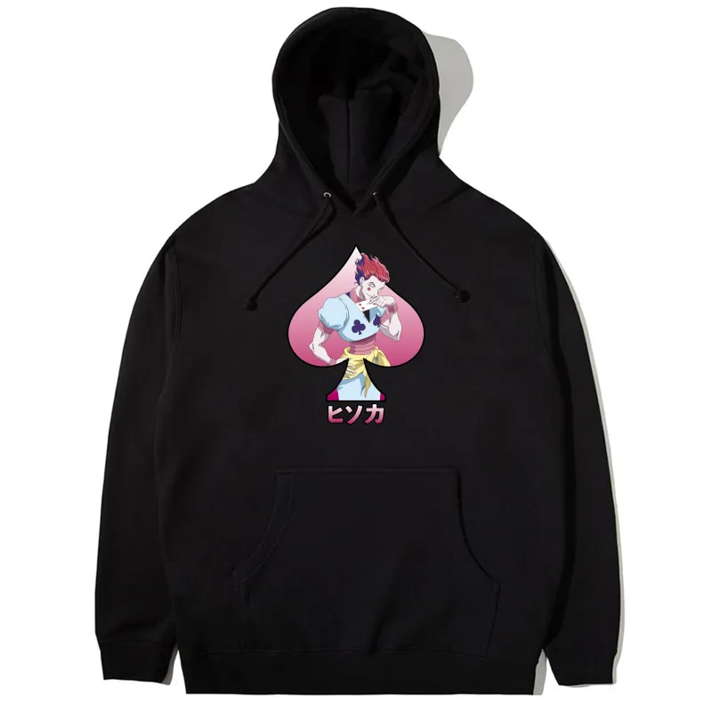 HXH HISOKA SPADE HOODIE (BLACK) sold by hypland