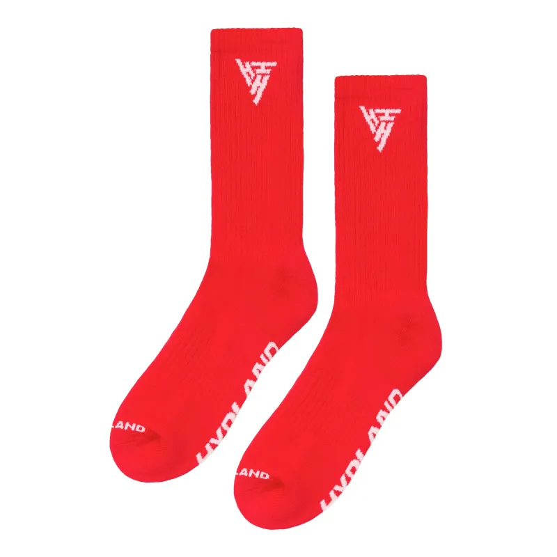 LOGO SOCK (RED) sold by hypland