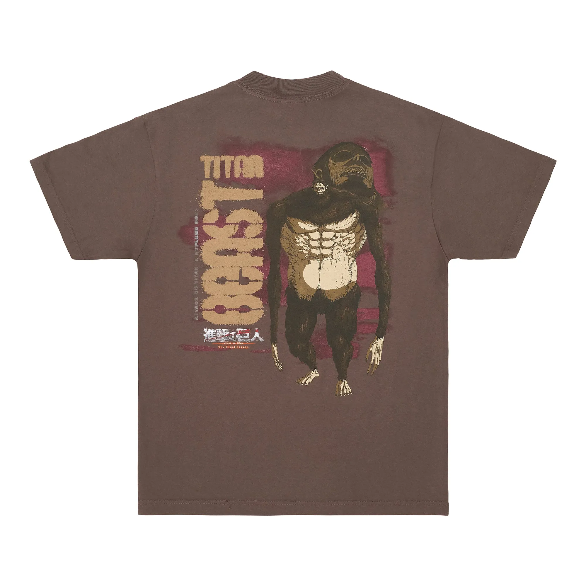 AOT BEAST TITAN SHIRT (CHOCOLATE) sold by hypland
