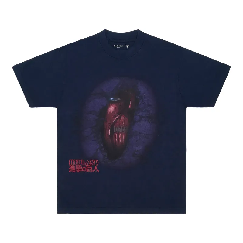 AOT HIDDEN TITAN SHIRT (NAVY) sold by hypland