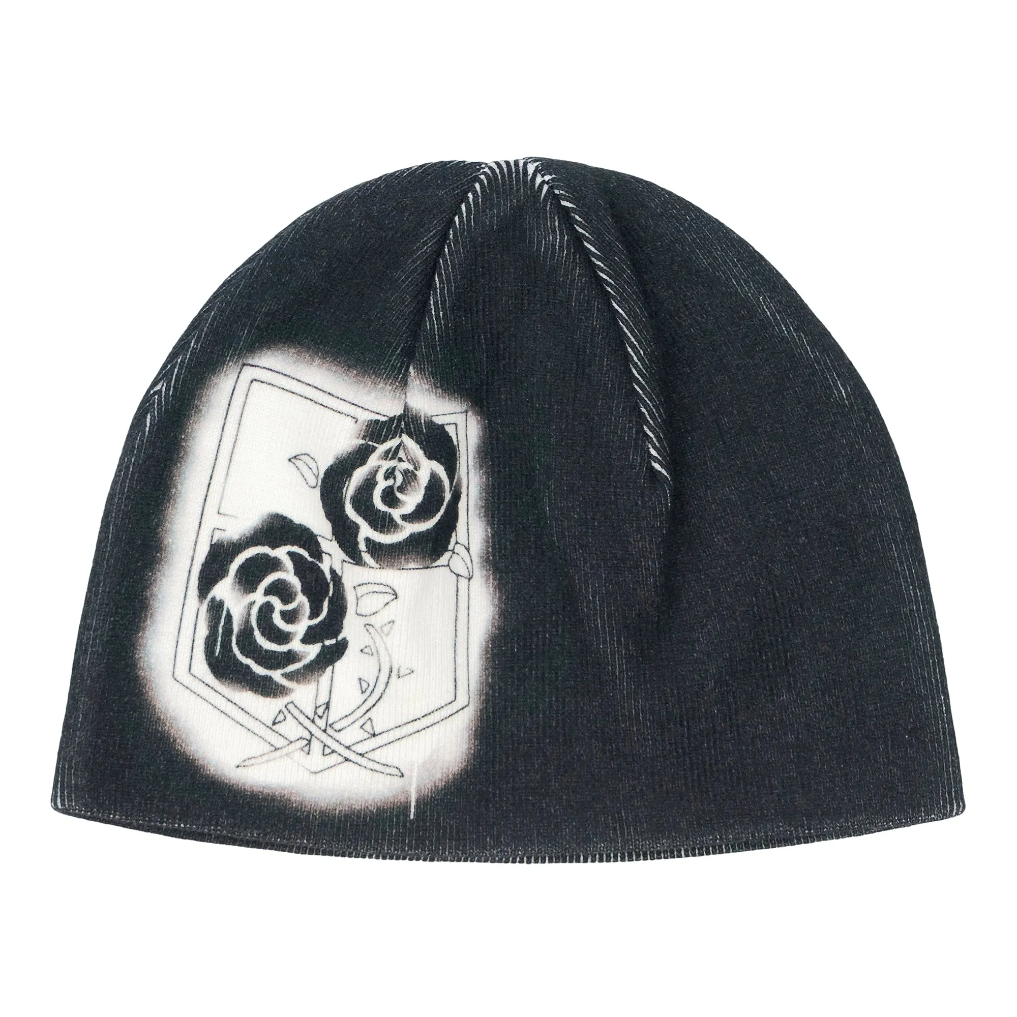 AOT STENCIL BEANIE (BLACK) sold by hypland
