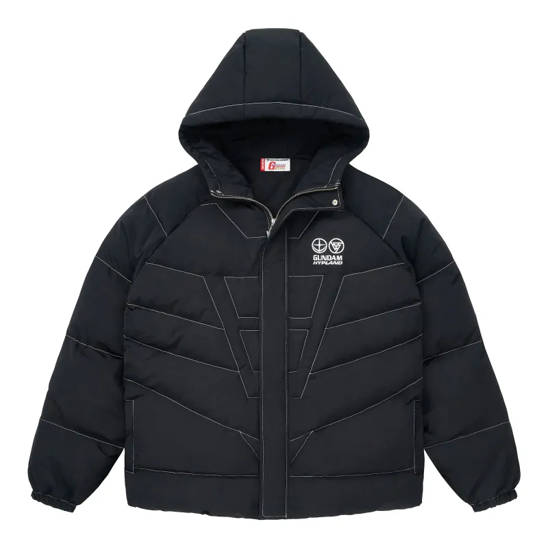 GUNDAM RX-78-2 MONO PUFFER JACKET (BLACK) sold by hypland