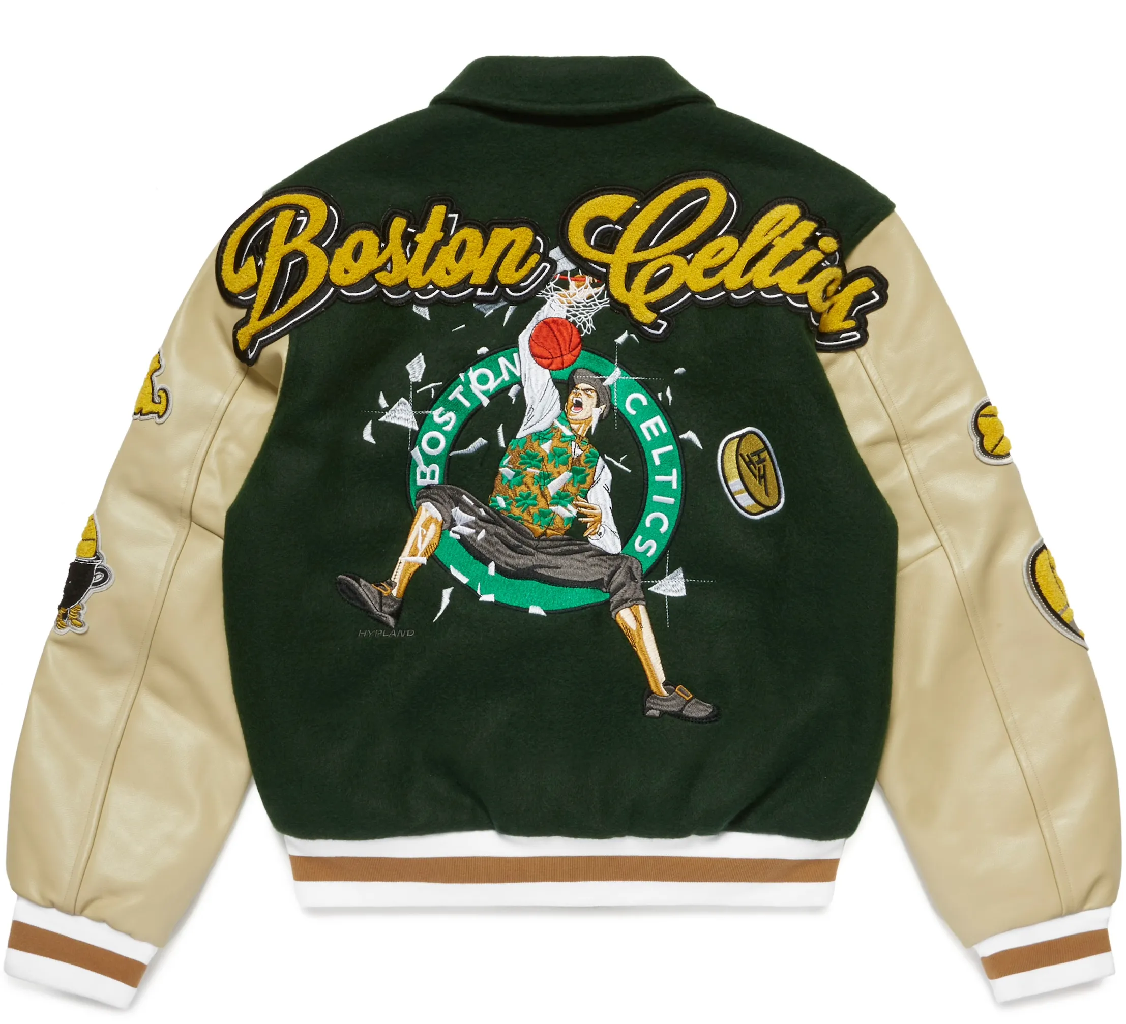 NBA BOSTON CELTICS VARSITY JACKET (GREEN) sold by hypland product image thumbnail 2