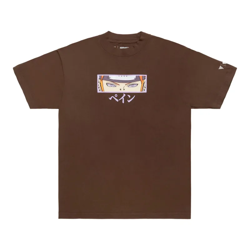 SHIPPUDEN PAIN EYES T SHIRT (BROWN) sold by hypland