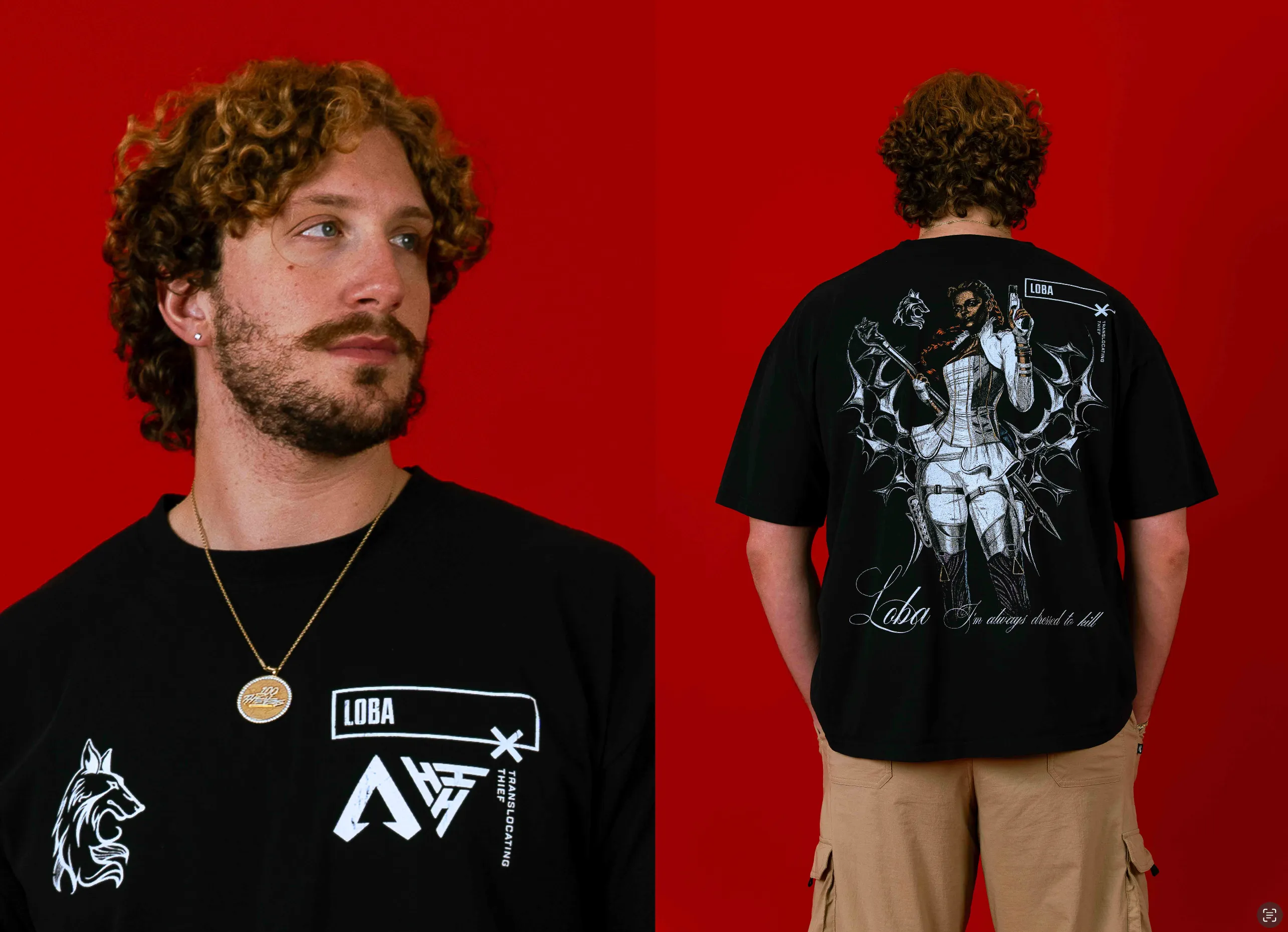 APEX LOBA VINTAGE SHIRT (BLACK) sold by hypland product image thumbnail 3