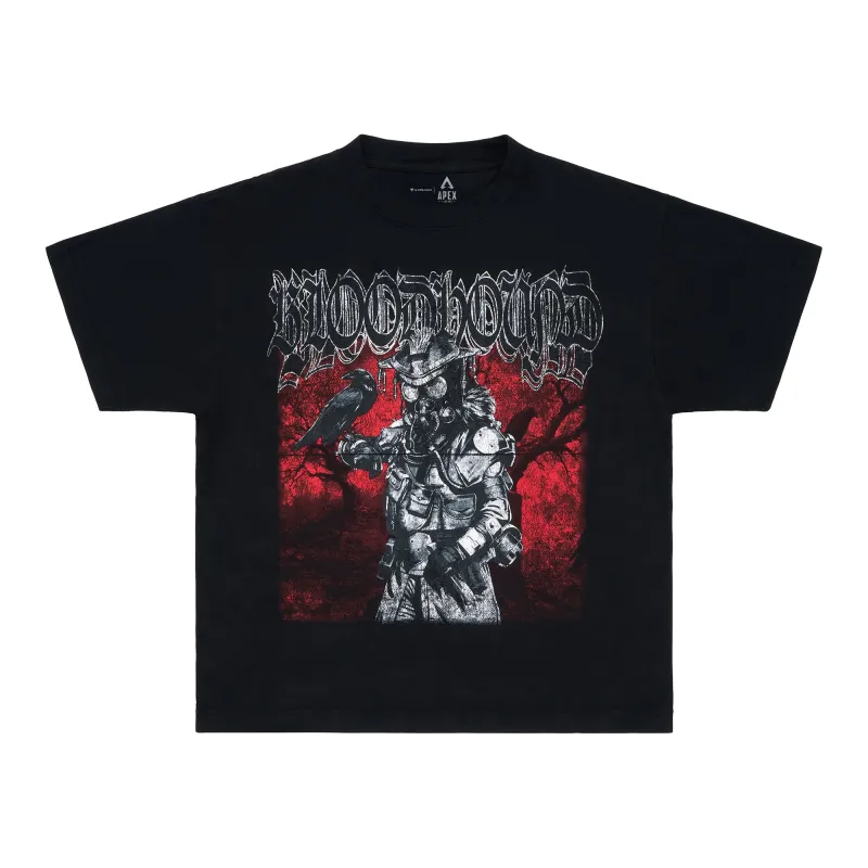 APEX BLOOD HOUND CROW SHIRT (BLACK) sold by hypland